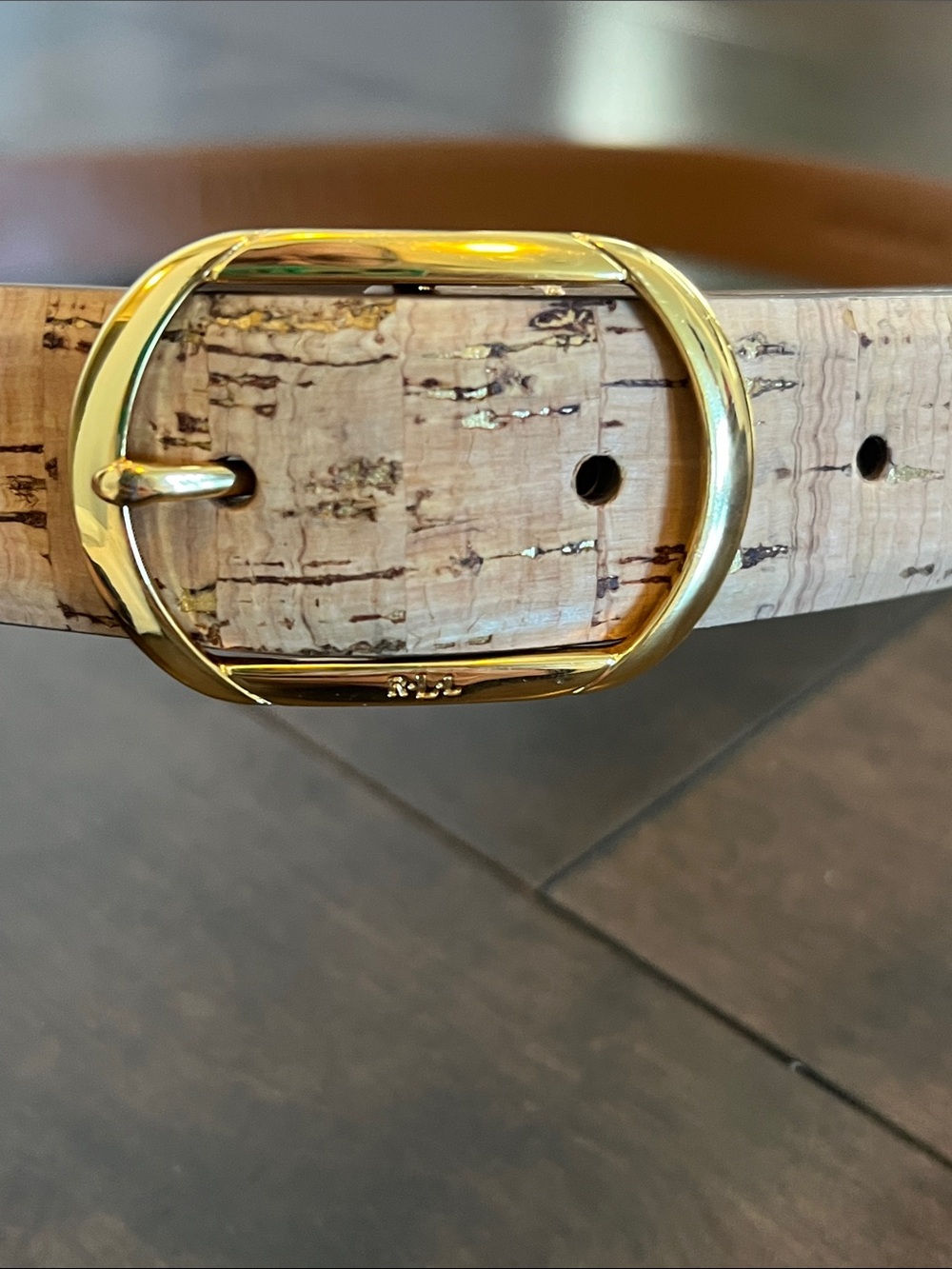 Lauren Ralph Lauren Cork Belt S
